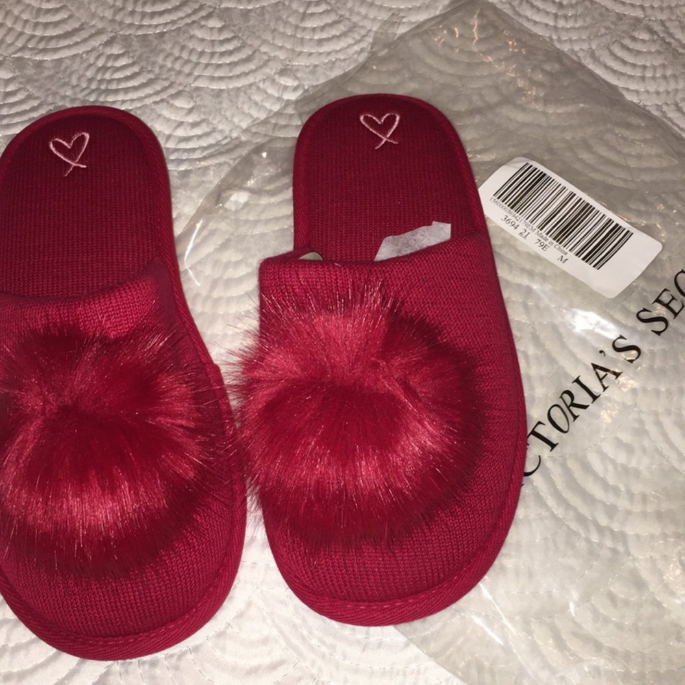 Victoria’s Secret new red slippers
